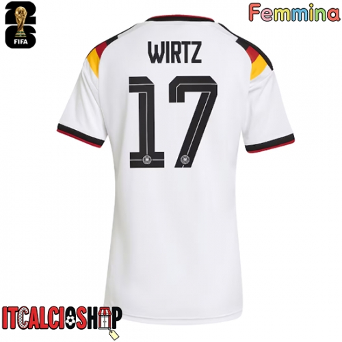 Germania Florian Wirtz #17 Prima Maglia Femmina Mondiali 2026 Manica Corta